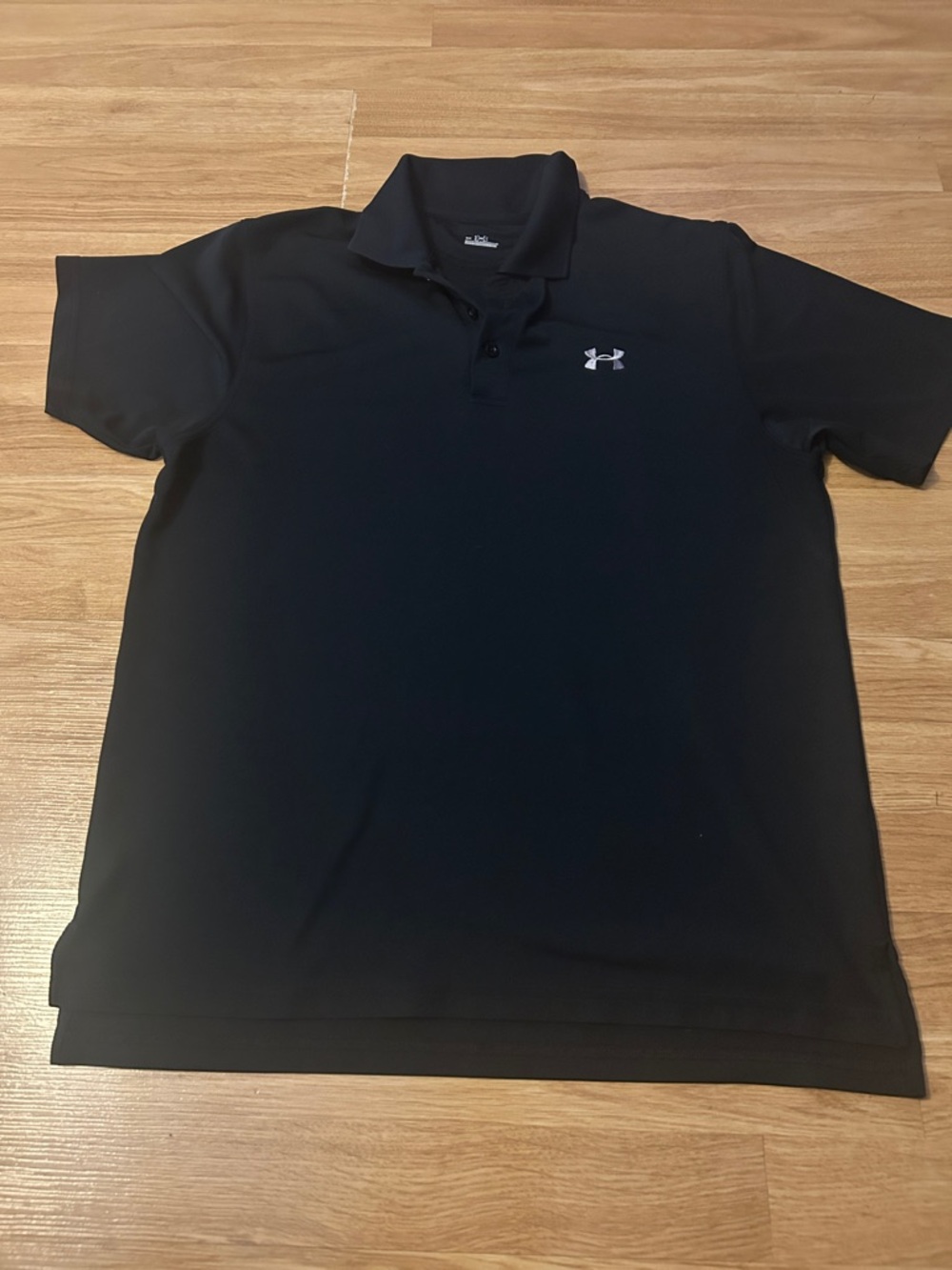 Under Armour Men’s Black Polo with Contrast Logo